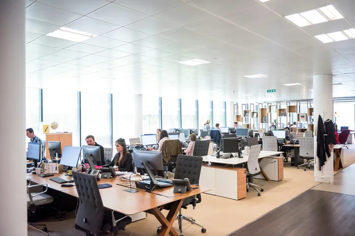 Commercial premises reception maintained by North Point Cleaning