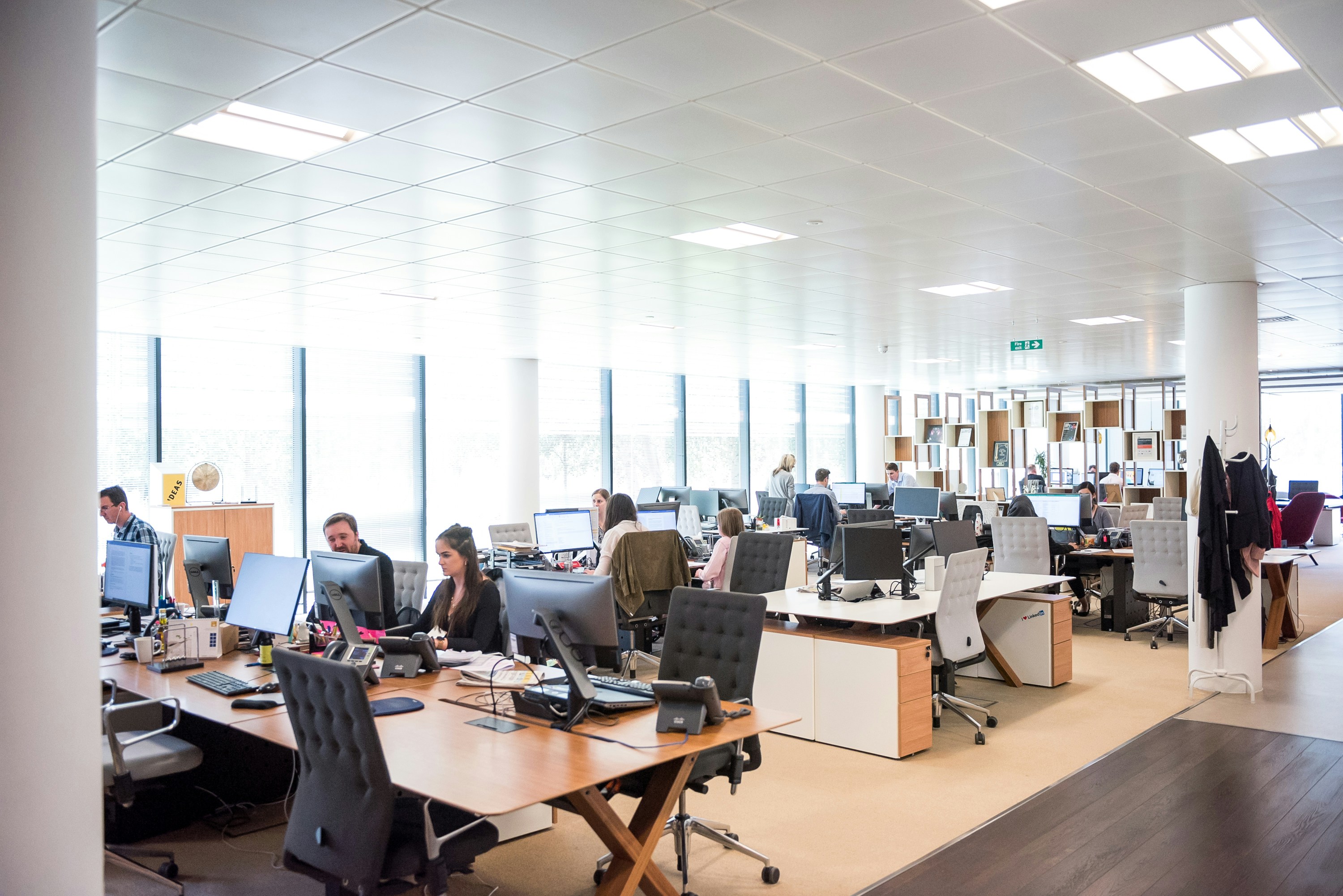 Commercial premises reception maintained by North Point Cleaning